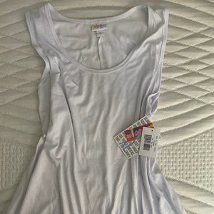 LuLaRoe Solid White Tank